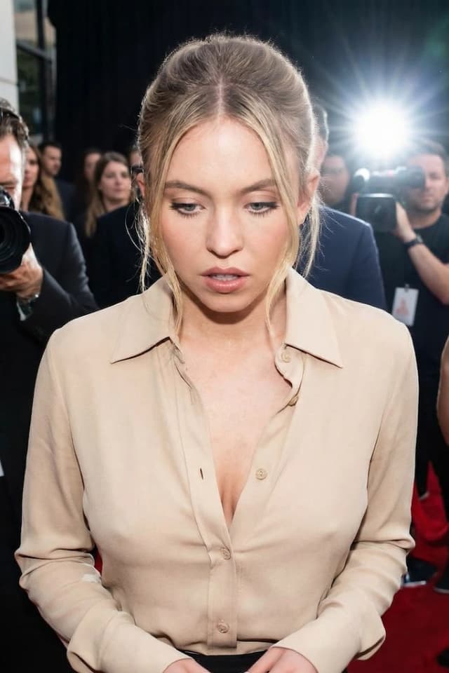 Sydney Sweeney AI companion — inspired-by character on Questie